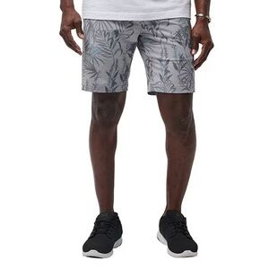Travis Mathew Mens Size 40 Gray Floral Coastal Canyon Golf Performance 9” Short